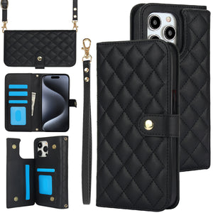 for iPhone 15 14 13 12 11 Pro Max Mini 15 Plus Case,【RFID Blocking】Wallet Case with Card Holder Leather Protective Cover