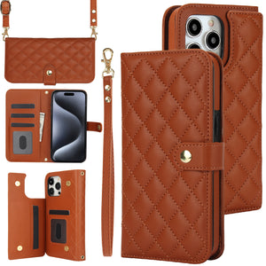 for iPhone 15 14 13 12 11 Pro Max Mini 15 Plus Case,【RFID Blocking】Wallet Case with Card Holder Leather Protective Cover