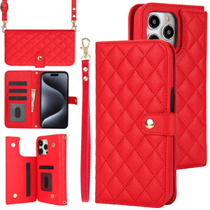 for iPhone 15 14 13 12 11 Pro Max Mini 15 Plus Case,【RFID Blocking】Wallet Case with Card Holder Leather Protective Cover