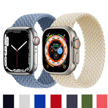 Load image into Gallery viewer, Braided Solo Loop For Apple Watch Band Nylon Bracelet iwatch Ultra Series 7 SE 3 5 6 8 Strap