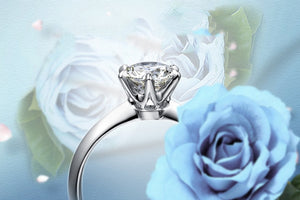 Luxury 925 Sterling Silver Real Moissanite Rings Wholesale