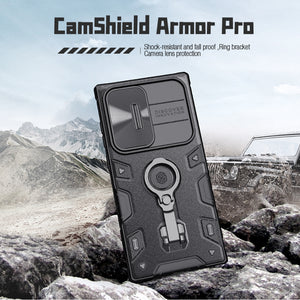 for Samsung Galaxy S23 Ultra Case 2023 NILLKIN CamShield Armor Pro Case with Camera Cover and Kickstand Shock Resistant