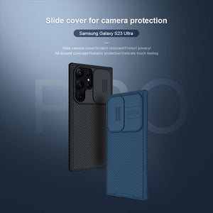 for Samsung Galaxy S23 Ultra Phone Case,NILLKIN Camera Protection Slide Protect Cover Lens Protection Case for Galaxy S23 Ultra