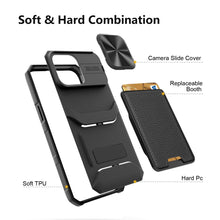 Load image into Gallery viewer, for Apple iPhone 14 Pro Max 14 Wallet Case with Card Holder &amp; Slide Camera Cover Full-Body Rugged Shockproof Protective Cover