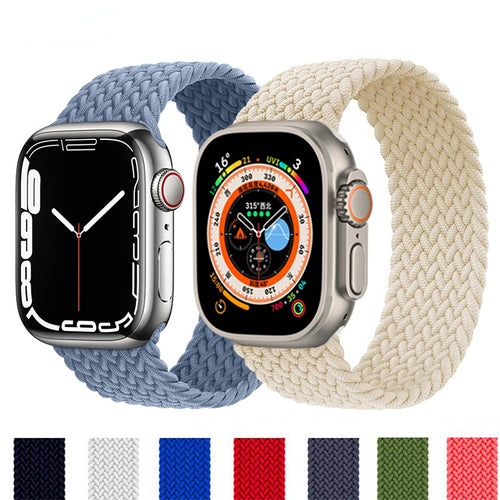 Braided Solo Loop For Apple Watch Band Nylon Bracelet iwatch Ultra series 7 SE 3 5 6 8 Strap