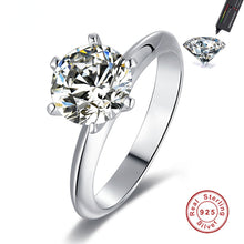 Load image into Gallery viewer, Luxury 925 Sterling Silver Real Moissanite Rings Wholesale