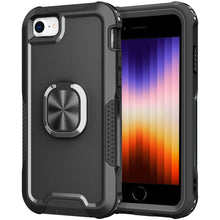 Load image into Gallery viewer, for iPhone SE 2022/2020 7 8 Case Heavy Duty Full Body Shockproof Kickstand with 360° Ring Holder Support Car Mount Hybrid Bumper